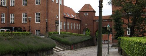The red brick buildings of Vestre Landsret (The High Court)